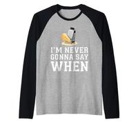 I'm Never Gonna Say When Parmesan Cheese Grater - Raglan Baseball Tee