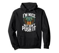 I'm Nice But Don't Push It Sassy Attitude Personality - Pullover Hoodie