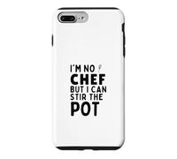 I'm No Chef But I Can Stir The Pot Funny Sarcastic Cooking Case for iPhone 7 Plus/8 Plus