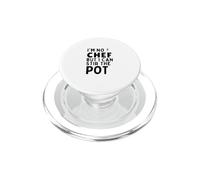I'm No Chef But I Can Stir The Pot Funny Sarcastic Cooking PopSockets PopGrip for MagSafe