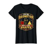 I'm No Geometer But I Love Shapes Value Graphic T-Shirt, Women, Black, M