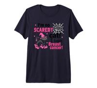 I'm no Scaredy cat I beat Breast Cancer Premium T-Shirt