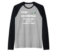 I'm no weatherman but Someone's Getting 2 inches Tonight Raglan Baseball Tee