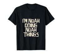 I'm Noah Doing Noah Things T-Shirt - Unisex - Black - Small - Short Sleeve