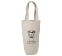 'Im Not a Bad Gardener' Cotton Wine Bottle Gift/Travel Bag (BL00041855)