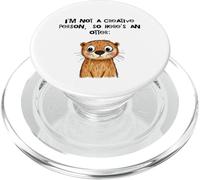 I'm Not A Creative Person So Here's a Otter Creativity PopSockets PopGrip for MagSafe