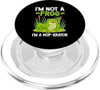 I'm Not A Frog I'm A Hop-erator PopSockets PopGrip for MagSafe