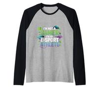 I'm Not A Gamer I'm An E-Sport Athlete Competitive - Raglan Baseball Tee
