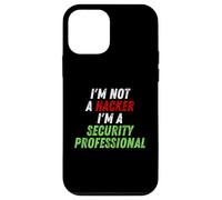 Im Not A Hacker Im A Security Professional OPSEC Cyber Humor Case for iPhone 12 mini