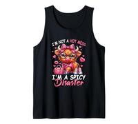 I'm Not A Hot-Mess I'm A Spicy Disaster Highland Cow Funny Tank Top