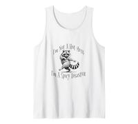 I'm Not a Hot Mess I'm a Spicy Disaster?Raccoon Tank Top