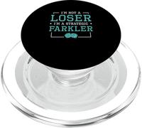 I'm Not A Loser I'm A Strategic Farkler Funny Farkle Players PopSockets PopGrip for MagSafe