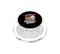 I'm Not a Princess I'm a Forensics Queen Forensics Crime Lab PopSockets PopGrip for MagSafe
