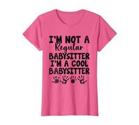 I'm Not A Regular Babysitter I'm A Cool Babysitter T-Shirt, Women, Pink Heather, XX-Large