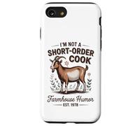 I'm Not A Short-Order Cook Funny Goat Mom Humor Design Case for iPhone SE (2020) / 7/8