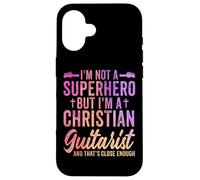 I'm Not a Superhero but I'm a Christian Guitarist - Guitar Case for iPhone 16