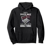 I'm Not A Tech Wiz Computer Scientist IT Computer Nerd Admin Pullover Hoodie