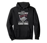 I'm Not A Tech Wiz Nerd Computer Scientist IT Computer Admin Pullover Hoodie