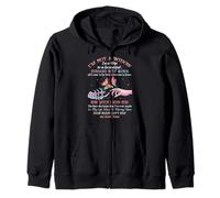 I'm Not A Widow I'm A Wife To A Husband With Wing Memorial Zip Hoodie