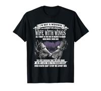 I'M Not A Widower I'M A HusbandTo A Wife With Wings T-Shirt