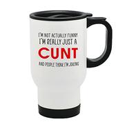 I'm Not Actually Funny Thermal Travel Mug Flask Coffee Tea Mug 248