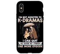 I'm Not Addicted To K-Drama One More Episode KDrama Merch Case for iPhone X/XS