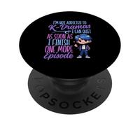I'm Not Addicted To K-Dramas One More Episode Lover Kdrama PopSockets Adhesive PopGrip
