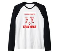 I'm Not Afraid of You Krav MAGA Skills Martial Arts Raglan Baseball Tee