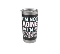 I'm Not Aging I'm Leveling Up Stainless Steel Insulated Tumbler