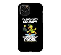 Im Not Always Grumpy SometimeIs Play Padel - Happy Padel Case for iPhone 11 Pro