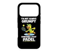 Im Not Always Grumpy SometimeIs Play Padel - Happy Padel Case for iPhone 17 Pro