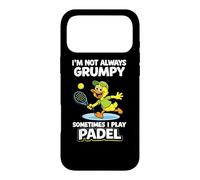 Im Not Always Grumpy SometimeIs Play Padel - Happy Padel Case for iPhone 17 Pro Max