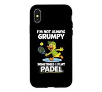 Im Not Always Grumpy SometimeIs Play Padel - Happy Padel Case for iPhone X/XS