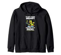 Im Not Always Grumpy SometimeIs Play Padel - Happy Padel Zip Hoodie