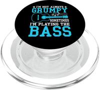 Im Not Always Grumpy Sometimes I´m Fishing For Bass PopSockets PopGrip for MagSafe
