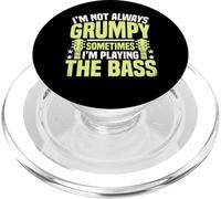 Im Not Always Grumpy Sometimes I´m Playing The Bass PopSockets PopGrip for MagSafe