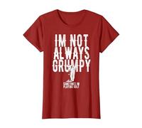 Im Not Always Grumpy Sometimes Im Playing Golf Dad T-Shirt, Women, Cranberry Red, XX-Large