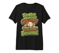 I'm Not Always Grumpy Sometimes I'm Watching Baseball Premium T-Shirt