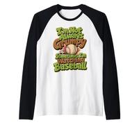 I'm Not Always Grumpy Sometimes I'm Watching Baseball Raglan Baseball Tee
