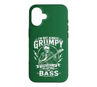 I'm Not Always Grumpy Sometimes Playing The Bass Bassist Case for iPhone 16