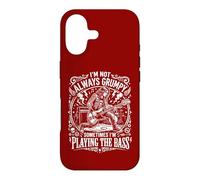 I'm Not Always Grumpy Sometimes Playing The Bass Bassist Case for iPhone 17
