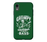 I'm Not Always Grumpy Sometimes Playing The Bass Bassist Case for iPhone XR