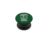 I'm Not Always Grumpy Sometimes Playing The Bass Bassist PopSockets Adhesive PopGrip