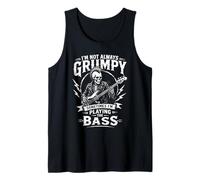 I'm Not Always Grumpy Sometimes Playing The Bass Bassist Tank Top