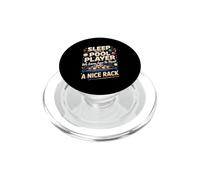 I'm Not Always Playing Pool Sometimes I Sleep Billiards Pool PopSockets PopGrip for MagSafe