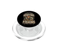 I'm Not Always Thinking About Hunting Sometimes It's Fishing PopSockets PopGrip for MagSafe