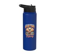 I'm Not Always Thinking About Hunting Sometimes It's Fishing Stainless Steel Insulated Water Bottle