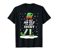 I'm Not an Elf Just Short Cute Snowy Matching Family Xmas T-Shirt
