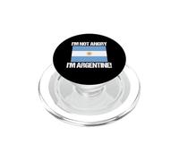 I'm Not Angry Argentine Argentina Country Flag PopSockets PopGrip for MagSafe