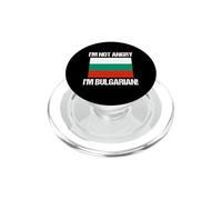 I'm Not Angry Bulgaria Flag Bulgarian-American PopSockets PopGrip for MagSafe